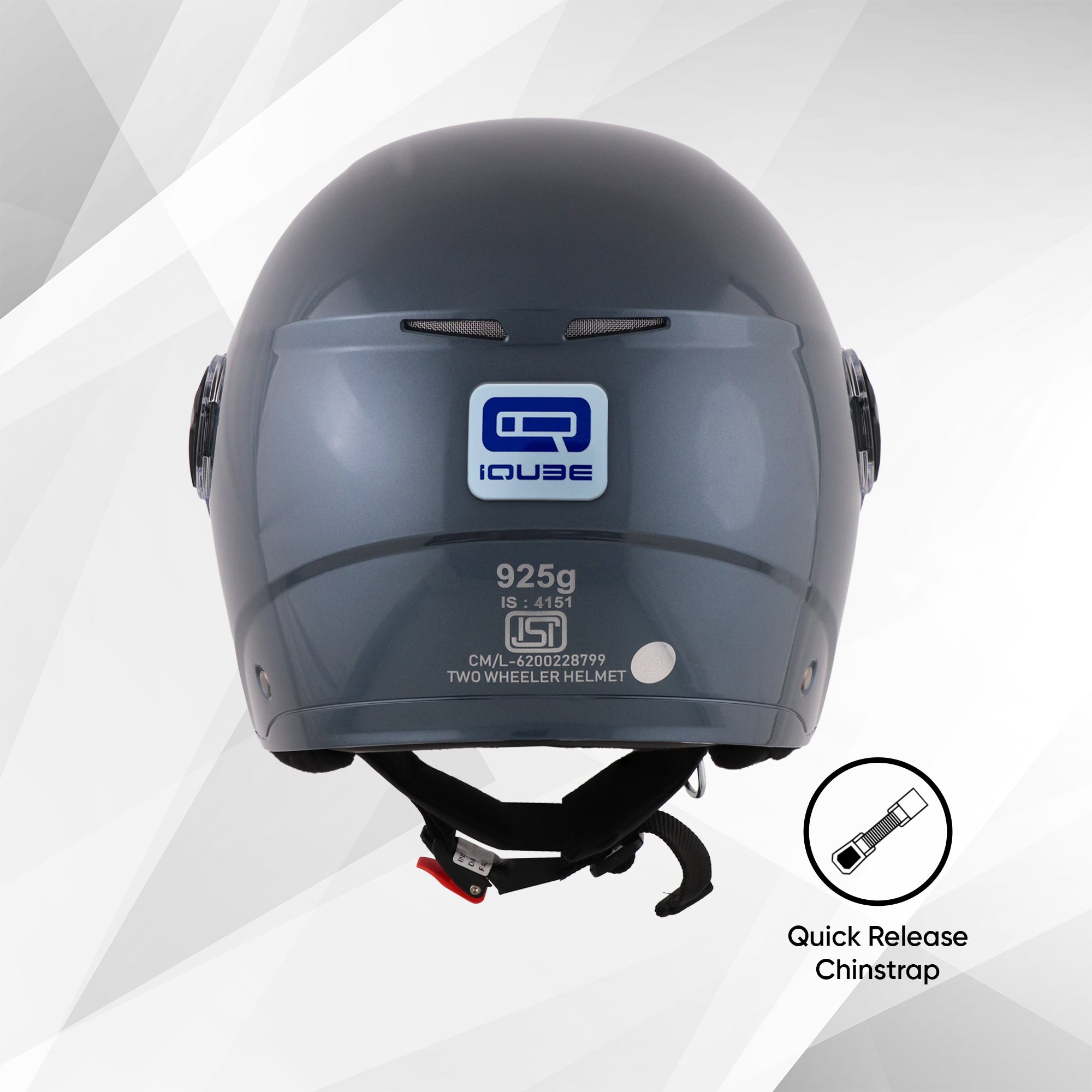 TVS iQube Open Face Helmet | ISI Certified, Lightweight & Comfortable Design